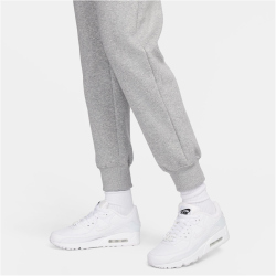 NIKE Sportswear Phoenix Mid-Rise Fleece Jogginghose Damen 063 - dk grey heather/sail XL