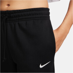 NIKE Sportswear Phoenix Mid-Rise Fleece Jogginghose Damen 010 - black/sail XL
