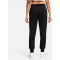 NIKE Sportswear Phoenix Mid-Rise Fleece Jogginghose Damen 010 - black/sail XL