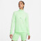 NIKE Dri-FIT 1/2-Zip Pacer langarm Laufshirt Damen 376 - vapor green/black XS