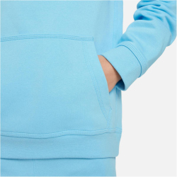 NIKE Sportswear Standard Issue Fleece Hoodie Jungen 407 - aquarius blue M (137-147 cm)