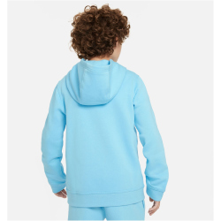 NIKE Sportswear Standard Issue Fleece Hoodie Jungen 407 - aquarius blue M (137-147 cm)