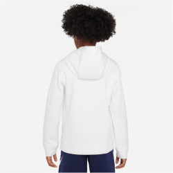 NIKE Sportswear Standard Issue Fleece Hoodie Jungen 100 - white M (137-147 cm)