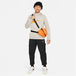 NIKE Sportswear Standard Issue Fleece Hoodie Jungen 012 - lt iron ore XS (122-128 cm)