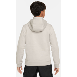 NIKE Sportswear Standard Issue Fleece Hoodie Jungen 012 - lt iron ore M (137-147 cm)