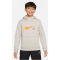 NIKE Sportswear Standard Issue Fleece Hoodie Jungen 012 - lt iron ore M (137-147 cm)