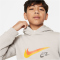 NIKE Sportswear Standard Issue Fleece Hoodie Jungen 012 - lt iron ore M (137-147 cm)