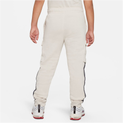 NIKE Air Sportswear Fleece Basketball Cargohose Jungen 104 - lt orewood brn/iron grey M (137-147 cm)