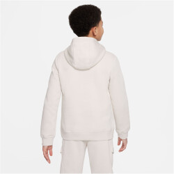 NIKE Air Sportswear Fleece Basketball Hoodie Jungen 104 - lt orewood brn L (147-158 cm)