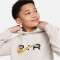 NIKE Air Sportswear Fleece Basketball Hoodie Jungen 104 - lt orewood brn L (147-158 cm)