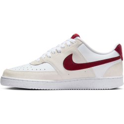 NIKE Court Vision Low Sneaker Damen 100 - white/team red/adobe/dragon red 38.5