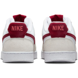 NIKE Court Vision Low Sneaker Damen 100 - white/team red/adobe/dragon red 38.5