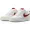 NIKE Court Vision Low Sneaker Damen 100 - white/team red/adobe/dragon red 38.5