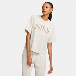 NIKE Sportswear T-Shirt Damen 104 - lt orewood brn M