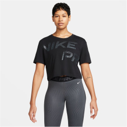 NIKE Pro Dri-FIT Graphic T-Shirt Damen 010 - black S