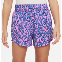 NIKE One Woven High-Rise Shorts Mädchen 675 - playful pink/lt photo blue/hyper pink S (128-137 cm)