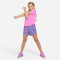 NIKE One Woven High-Rise Shorts Mädchen 675 - playful pink/lt photo blue/hyper pink S (128-137 cm)