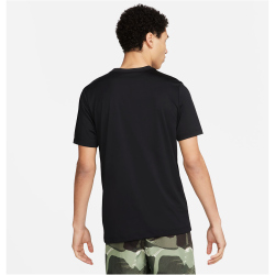 NIKE Dri-FIT Fitness T-Shirt Herren 010 - black S