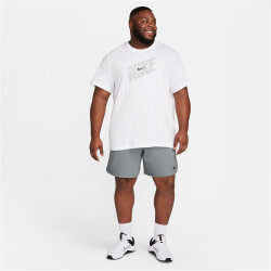 NIKE Dri-FIT Fitness T-Shirt Herren 100 - white S
