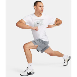 NIKE Dri-FIT Fitness T-Shirt Herren 100 - white S