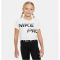 NIKE Dri-FIT Cotton Sport Essential+ Cropped T-Shirt Mädchen 100 - white M (137-146 cm)