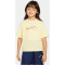 NIKE Sportswear Swoosh Boxy T-Shirt M&auml;dchen 722 - soft yellow M (137-146 cm)