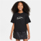 NIKE Sportswear Swoosh Boxy T-Shirt M&auml;dchen 010 - black M (137-146 cm)