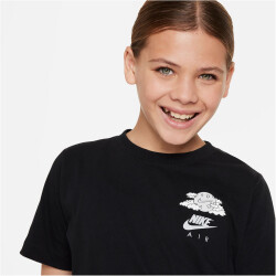 NIKE Air T-Shirt Kinder 010 - black XS (122-128 cm)