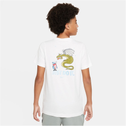 NIKE Sportswear Boxy T-Shirt Kinder 100 - white M (137-147 cm)