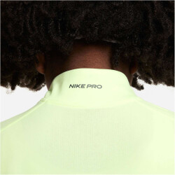 NIKE Dri-FIT 1/2-Zip Langarmshirt Mädchen 701 - barely volt/fir S (128-137 cm)