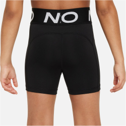 NIKE Pro Dri-FIT 3" Shorts M&auml;dchen 010 - black/white M (137-146 cm)
