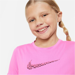 NIKE One kurzarm Sportshirt Mädchen 675 - playful...