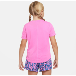 NIKE One kurzarm Sportshirt M&auml;dchen 675 - playful pink XL (156-166 cm)