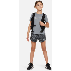 NIKE One kurzarm Sportshirt M&auml;dchen 084 - smoke grey XL (156-166 cm)
