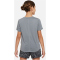 NIKE One kurzarm Sportshirt M&auml;dchen 084 - smoke grey XL (156-166 cm)