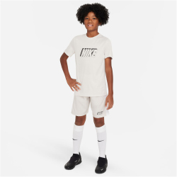 NIKE Academy 23 Dri-FIT kurzarm Trainingsshirt Kinder 104 - lt orewood brn/white/black M (137-147 cm)