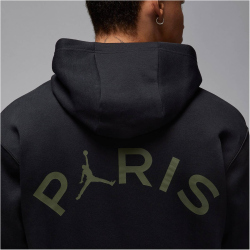 NIKE Paris Saint-Germain HBR Fleece Hoodie Herren 010 - black/cargo khaki S