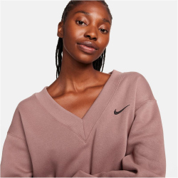 NIKE Sportswear Phoenix Logo Cropped Fleece Sweatshirt...