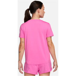 NIKE One Classic Dri-FIT kurzarm Fitness-Trainingsshirt Damen 675 - playful pink/black S