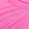 NIKE One Classic Dri-FIT kurzarm Fitness-Trainingsshirt Damen 675 - playful pink/black S