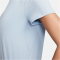 NIKE One Classic Dri-FIT kurzarm Fitness-Trainingsshirt Damen 440 - lt armory blue/black XS