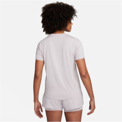 NIKE One Classic Dri-FIT kurzarm Fitness-Trainingsshirt Damen 019 - platinum violet/black S