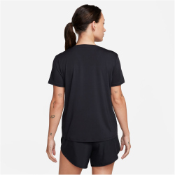 NIKE One Classic Dri-FIT kurzarm Fitness-Trainingsshirt Damen 010 - black/black XXL