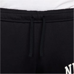 NIKE Club Cuffed Fleece Jogginghose Herren 010 - black/safety orange L