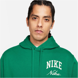 NIKE Club Fleece Hoodie Herren 365 - malachite/safety...