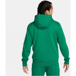 NIKE Club Fleece Hoodie Herren 365 - malachite/safety orange 3XL