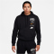 NIKE Club Fleece Hoodie Herren 010 - black/safety orange L