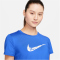 NIKE One Swoosh Dri-FIT kurzarm Laufshirt Damen 405 - hyper royal/white XL
