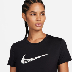 NIKE One Swoosh Dri-FIT kurzarm Laufshirt Damen 010 -...