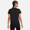 NIKE One Swoosh Dri-FIT kurzarm Laufshirt Damen 010 - black/white L